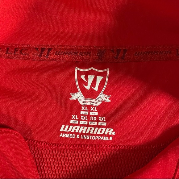 Liverpool Soccer Jersey Warrior Sz XL Red - Picture 3 of 4